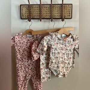Nicole miller 2 piece set & onesie NWOT